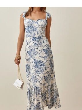 Reformation Nikita Dress in Pompadour size 2